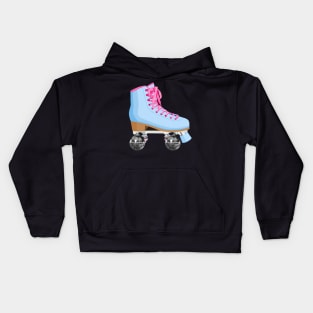 Vintage 1970s Disco Roller Skates Kids Hoodie